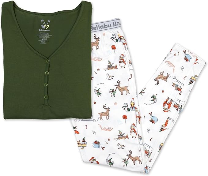 Bellabu Bear Santa's Workshop Pajamas