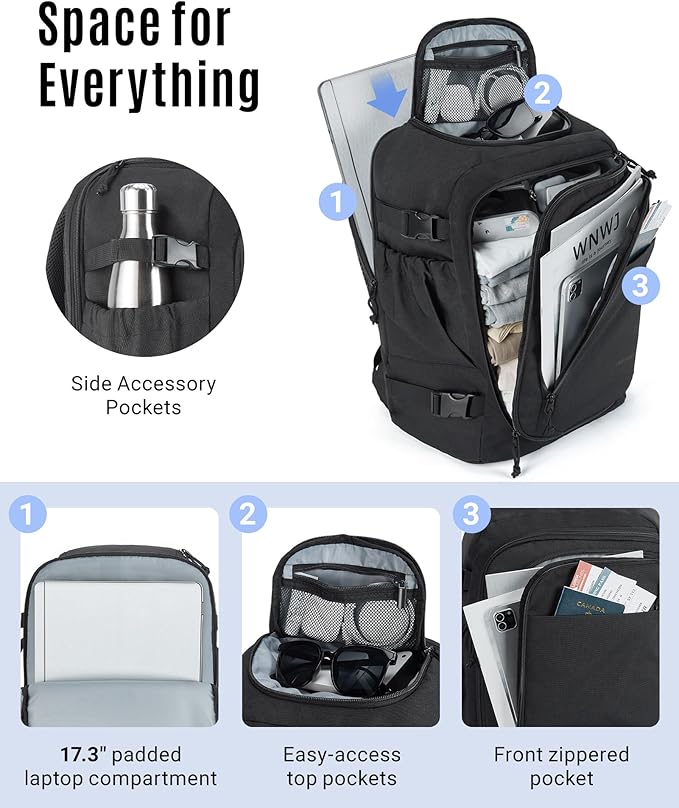 LIGHT FLIGHT Travel Backpack Carry-on Backpack