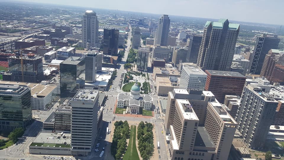Top of the Gateway Arch
