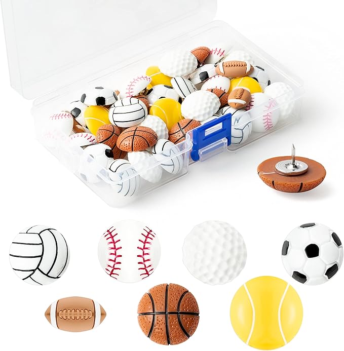 Sports Push Pins