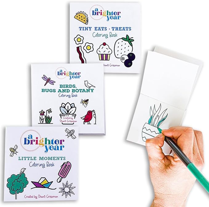 A Brighter Year The Original Adult Mini Coloring Book