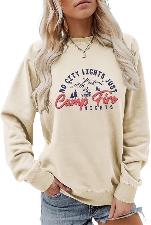 No City Lights Just Campfire Nights Sweatshirt