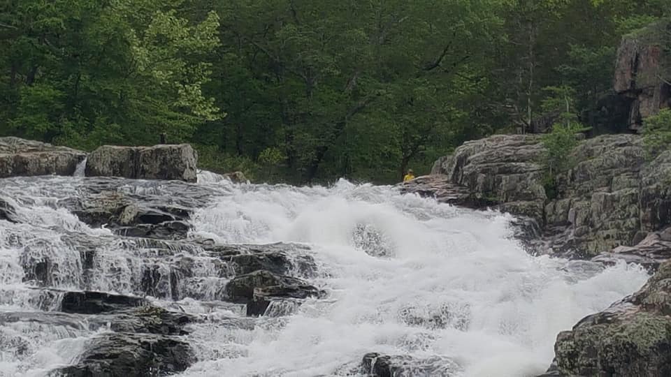 Rocky Falls in Missouri