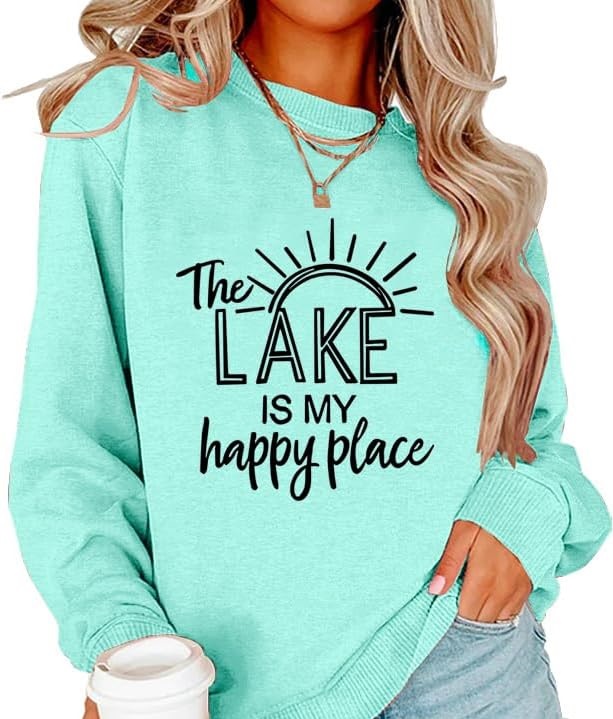The Lake Is My Happy Place Sweatshirt
