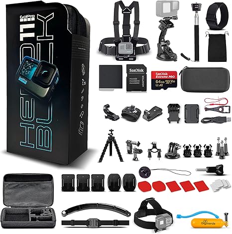 GoPro HERO11 Black 5.3K Sports Camera with Accessories